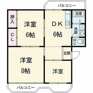 増田ハイツ【201号室】の間取り