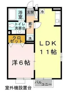 ラーゼンヴィラⅡ棟【2階】の間取り
