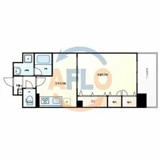 レジディア城北公園通【8階】の間取り