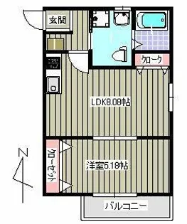 SOAR高取【1階】の間取り