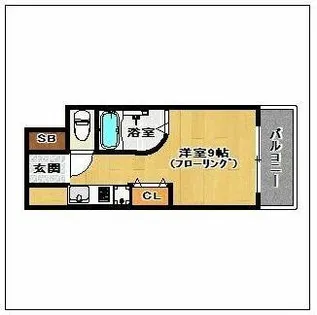 ルネスロワール東公園【10階】の間取り