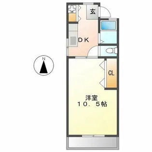村上ハイツ【2階】の間取り
