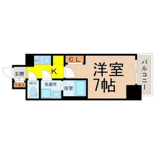 S-RESIDENCE鶴舞駅前【6階】の間取り