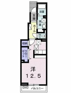 PALAZZO KOJO Ⅱ【1階】の間取り