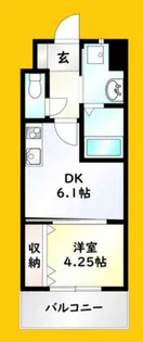 オーヴィジョンクラス浅香通り【8階】の間取り