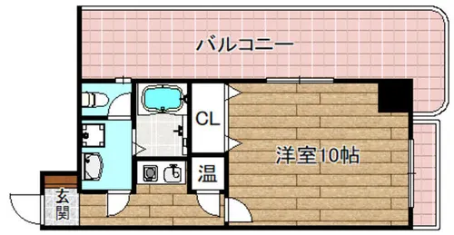 ロイヤル高槻【4階】の間取り