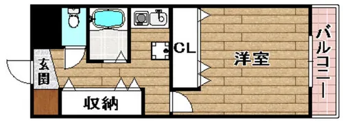 ロイヤル高槻【6階】の間取り