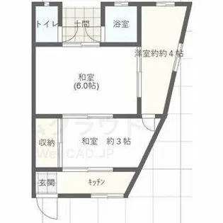 清風荘【2階】の間取り