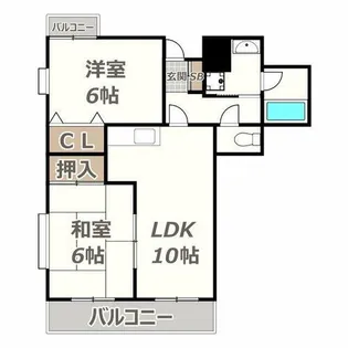 ペガサス1番館住吉【3階】の間取り