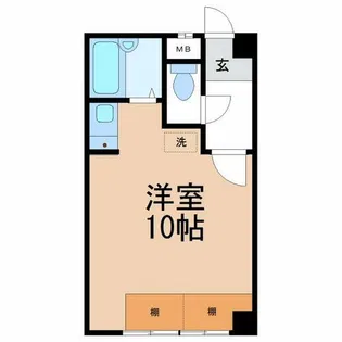 コーポイーストK【303号室】の間取り