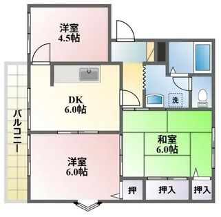 フレグランスビラ A棟【201号室】の間取り
