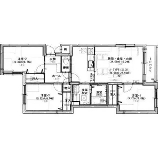 北海道札幌市西区西町南19丁目【マンション】の間取り