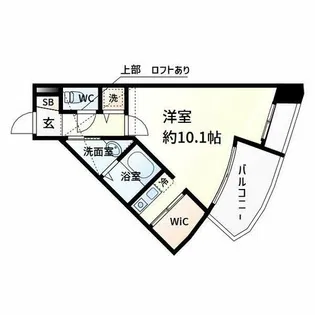 フォレステージュ江坂垂水町【12階】の間取り