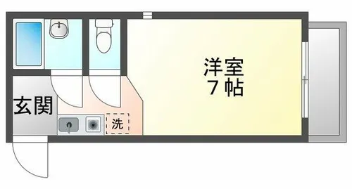 CAVE PANBROSⅡ【3階】の間取り