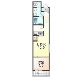 LOVE it堺東【3階】の間取り
