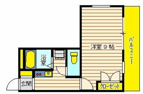 ウインズ魚住【201号室】の間取り