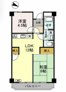 大阪府箕面市稲1丁目【マンション】の間取り
