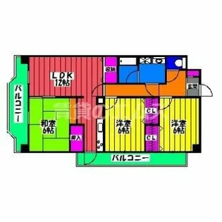 サンスクリット【403号室】の間取り