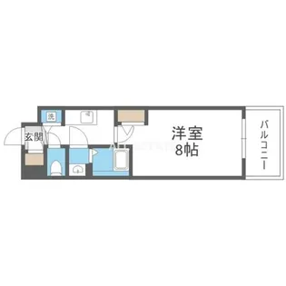 カーサレグラス城東セントラル【8階】の間取り