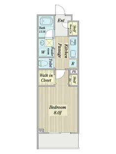 コンフォート浄水【3階】の間取り