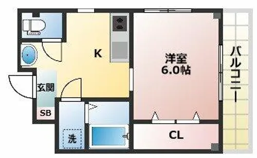 コンフォール千林【3階】の間取り