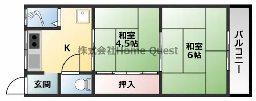 七福荘【1階】の間取り