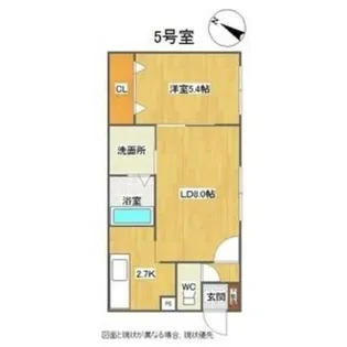 アプリーレ澄川【1階】の間取り