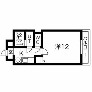 ル・レーヴ薬院【302号室】の間取り