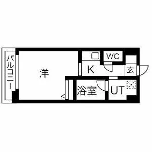エムティースクエア吉塚駅前【5階】の間取り