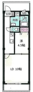 キャスティーヨ山野井【2階】の間取り