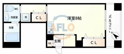 フォーラム此花四貫島【4階】の間取り