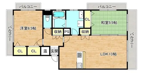 MJハイツ田島(旧 天谷ハイツ)【3階】の間取り