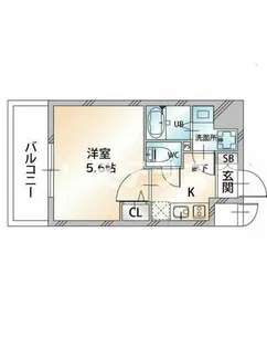 クオーレ神戸山手【3階】の間取り