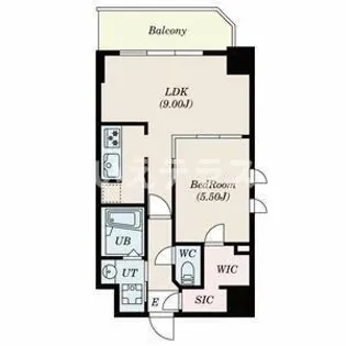 S-RESIDENCE神戸磯上通【10階】の間取り