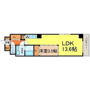 ライジング泉コートII【9階】の間取り