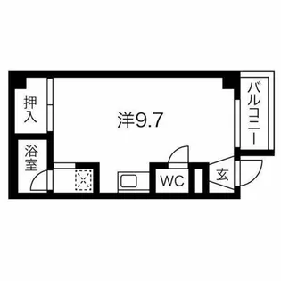 フロンティア161【5階】の間取り