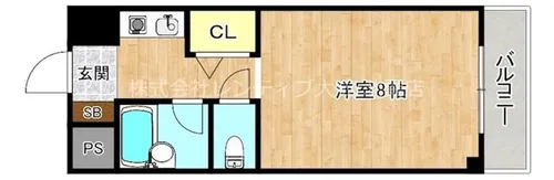 ドゥリーム新今里【4階】の間取り