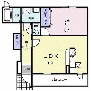 昴 A【1階】の間取り