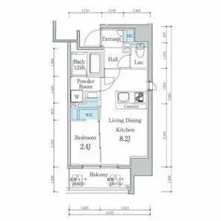 パートナーズ今池【12階】の間取り
