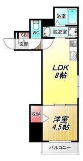 ジャカルタ519【1階】の間取り