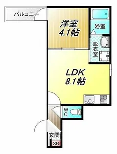 ジャカルタ519【1階】の間取り