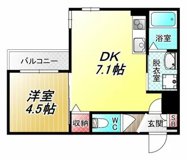 ジャカルタ519【3階】の間取り