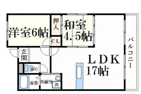 ルークレジデンス姫路Ⅱ【602号室】の間取り