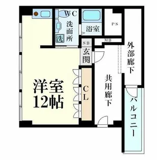 ルークレジデンス姫路【8階】の間取り