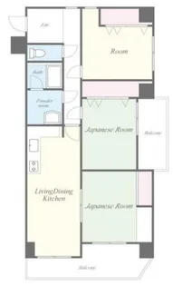 ブリージェ姫路【7階】の間取り