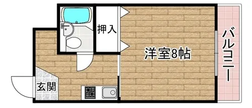 ヨスミイーストハイツ【3階】の間取り