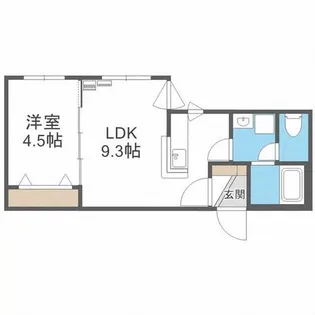 セピアガーデン豊平【4階】の間取り