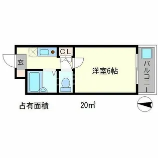 ファミリエ北白川【2階】の間取り