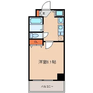 プレサンス神戸プレシャス【2階】の間取り