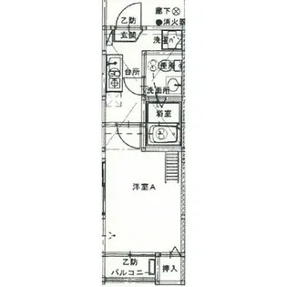 ペルカルロ白龍町【1階】の間取り